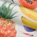 Colorful printed spunlace nonwoven for multiple use